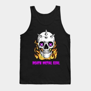 Death Metal - Metal Girl Tank Top